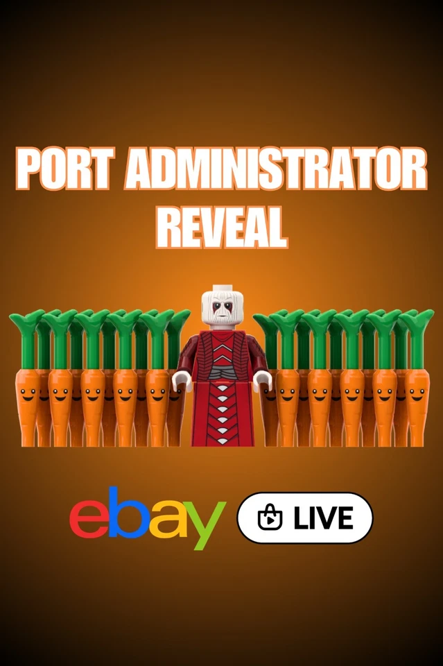 Port Administrator Reveal - Individuell bedruckte LEGO Teile & Minifiguren