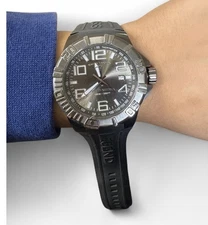 Swiss Legend Super Shield Watch Mens Stainless Steel