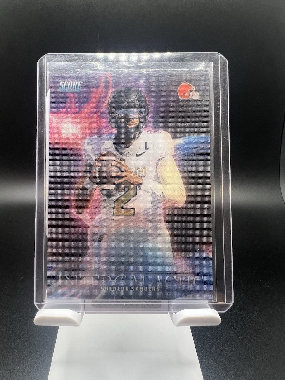 2025 Score - Intergalactic Shedeur Sanders #1 (RC) CASE HIT Browns