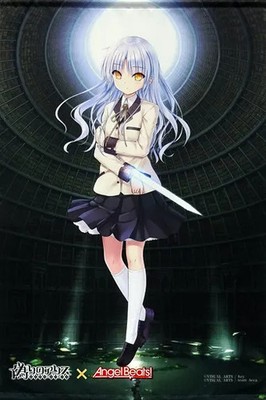 Angel Beats! Tachibana Kanade B2 Tapestry Colab Limited Edition