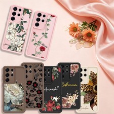 Luxury Flower Phone Case Custom Hard Cover For Samsung Galaxy S26 S24 FE A17 A16
