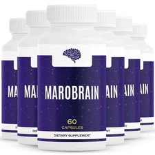 (6 Pack) Marobrain Capsules - Premium Maro Brain Memory Support Supplement