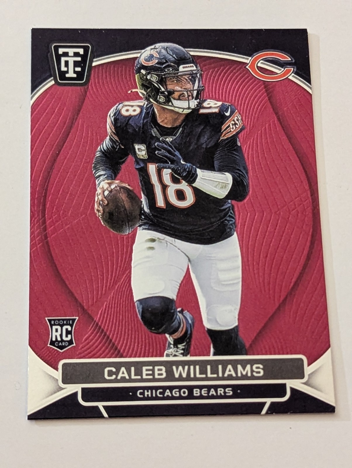 2024 Panini Totally Certified - Rookies Caleb Williams #101 Mirror Maroon (RC)