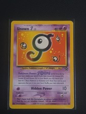 2001 Pokemon Unown J #38 Black Star Promo WotC Movie Promo NM