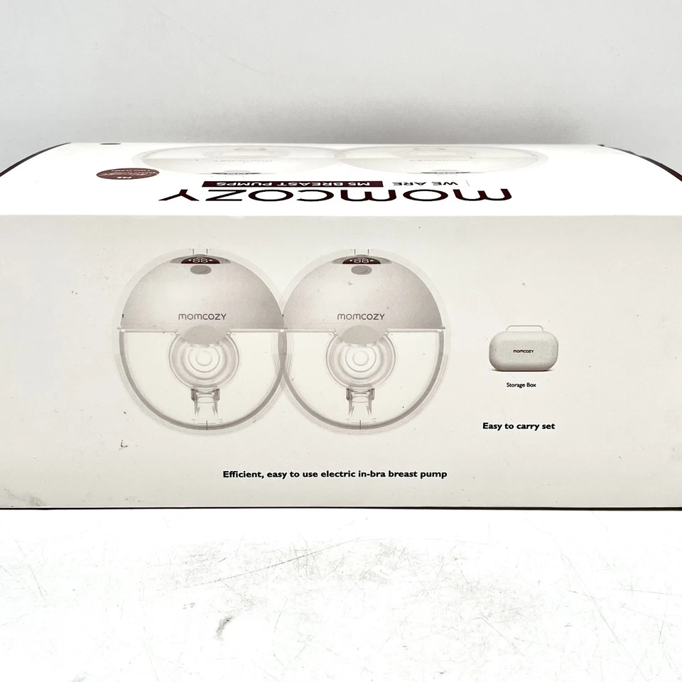 Momcozy M5 Wearable Hands Free Rechargeable Breast Pumps - See details - Image 3 of 4