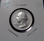 1937-D Washington US Quarter .900 .25 Cent Coin