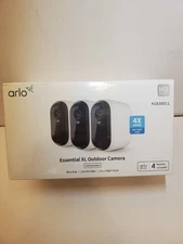 New Arlo Essential XL Outdoor HD Camera (2nd Gen) 3 Pack w/4 Month Subscription