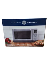 GE Stainless Steel 6-Slice Toaster Oven with Convection Bake