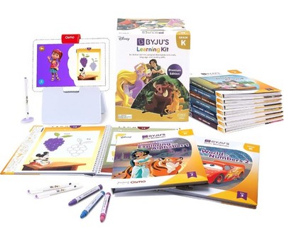 BYJU'S Magic Workbooks Disney 2nd Grade Premium Kit Ages 6-8-Featuring Disney