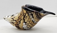 Art Glass Conch Shell 2lb Paperweight 8" Home Decor Nautical Sea Very Pretty