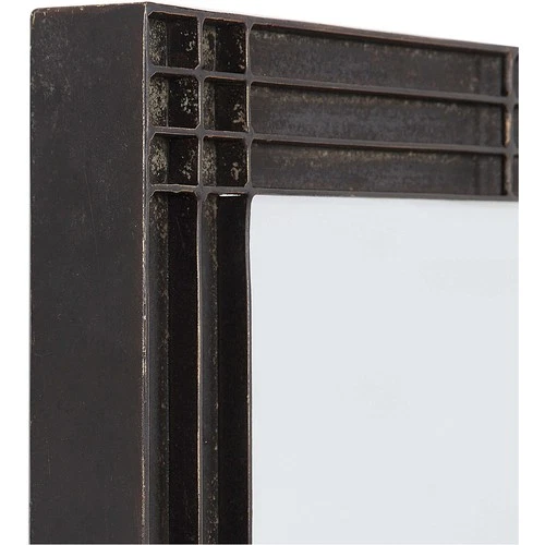 Uttermost 09485 Gower 35 X 25 inch Aged Black Wall Mirror - Picture 3 of 5