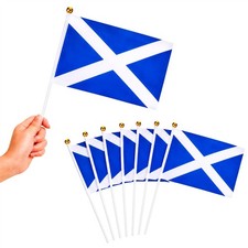 10 Scotland Flags Hand Waving Scottish Football World Cup FIFA 2026 Celebration
