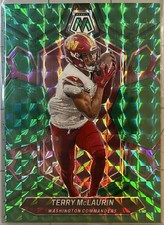 2024 Panini Mosaic - Terry McLaurin #220 Green Mosaic Prizm