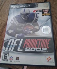ESPN NFL PRIMETIME 2002 - SONY PLAYSTATION 2 (PS2) - Rated E, NO Manual 