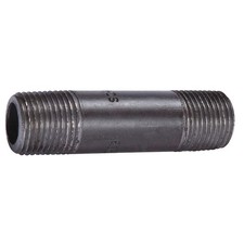 GRAINGER APPROVED 90113GR Black Pipe Nipple,Threaded,1/8x9 In 1LLV8
