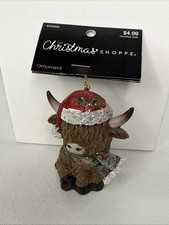 New 2025 Highland Cow Christmas Ornament By The Christmas Shop
