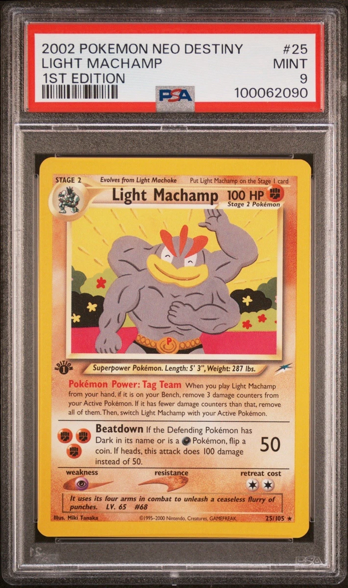 Preços baixos em Cartões individuais de Pokémon Machamp primeira