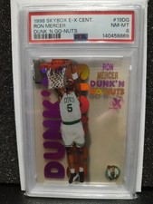 Ron Mercer 1998 Skybox E-X Century Dunk N Go Nuts #19DG PSA 8 Card