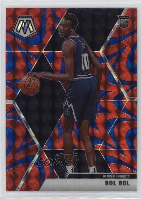 2019-20 Panini Mosaic Rookies Reactive Blue Prizm Bol Bol #222 Rookie RC 09wc
