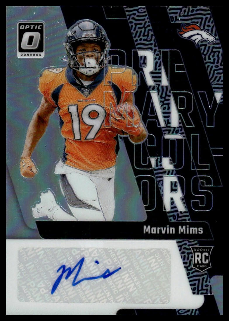 2023 Donruss Optic #15 Marvin Mims Primary Colors Autographs #/99