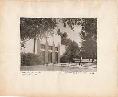 Amarillo Junior College Campus Photo 1946 G E Calvery Texas Original Photograph