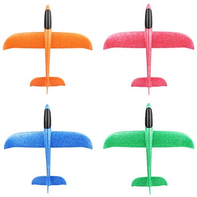 Großes starkes Schaumstoffgleiter Stunt Flugzeug Kinder 49 cm Hand geworfen Outdoor Garten Spielzeug UK