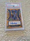 Jonathan Kuminga- Panini 2021 Prizm Auto Orange Ice  RC #RPJKU PSA 9/AUTO 10