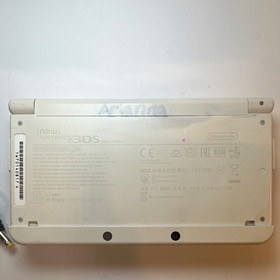 Nintendo New Nintendo 3DS White w/ Mario Cover Plate 3D Touchscreen 4GB US