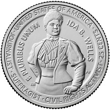 2025 P Ida B. Wells American Women Series Uncirculated From Us Mint Roll. 2025 P Ida B. Wells American Women Series Uncirculated From Us Mint Roll.