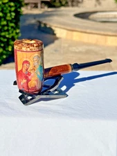 Collector’s Icon Pipe – Missouri Meerschaum – Holy Family & St. Joseph Artwork