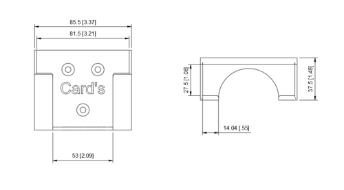Model Train Layout Card Holder, For Z, N, HO, G Scale Model RR Pack of 6 - Picture 2 of 2