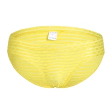 Sexy Underwear Men Transparent Ultra Thin Panties Breathable See Through Briefs