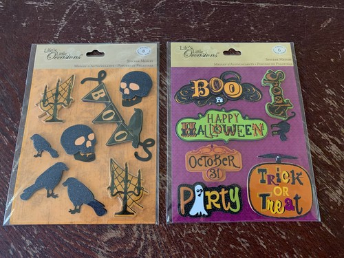 2 Ct. K & Company Lifes Little Occasion Halloween Sticker Medleys - 第 1/7 張圖片