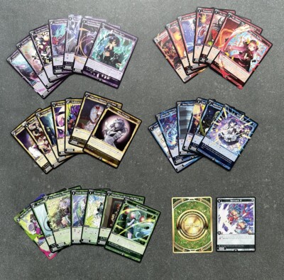 WIXOSS Dissonance Diva WXDi-P12 EN Full Set (36) Commons  Manga TCG Cards Karten