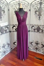 3150  ALFRED SUNG SZ 12 AUBERGINE D745N1 $246   FORMAL BRIDESMAIDS GOWN  DRESS