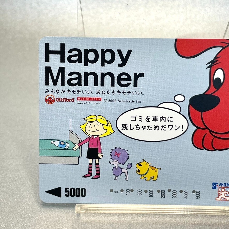 Clifford Collaboration Train Phone Card Vintage Limited Japan