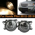 Pair Front Fog Light Driving Lamps LH+RH for Honda Pilot 12 13 14 15 16 17 18
