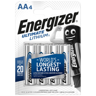 kQ Energizer Ultimate Lithium AA Mignon Batterie FR06 1,5V 4er Blister