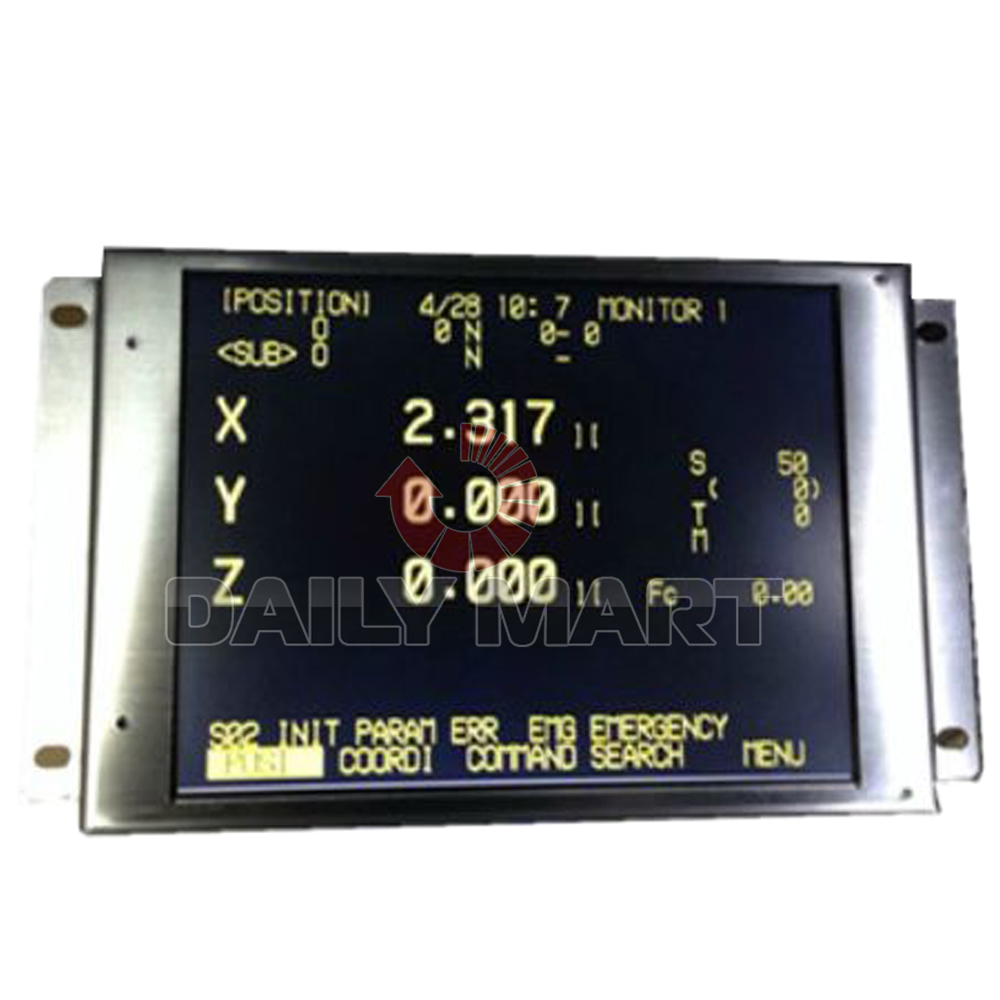 New Fanuc CNC System A61L-0001-0095 9" LCD Display Screen Panel Replacement New