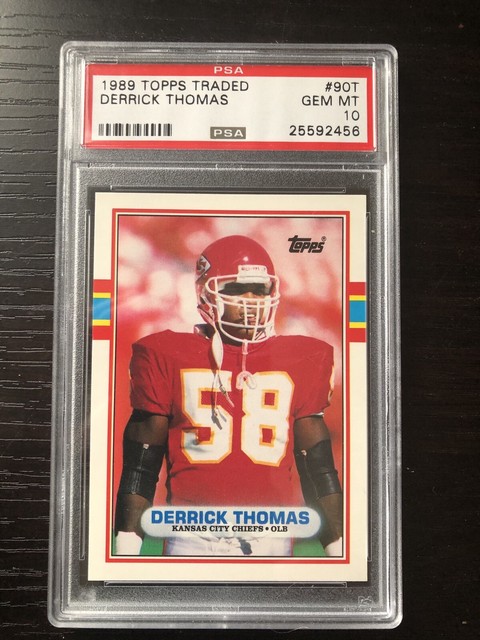 1989 Topps Derrick Thomas 90T Football Card For Sale Online EBay