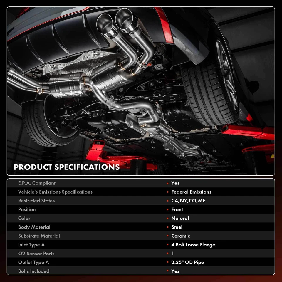 Каталитический конвертер для Chrysler Sebring 2001-2006 Plymouth Neon 2000-2001 Dodge - Изображение 3 из 4