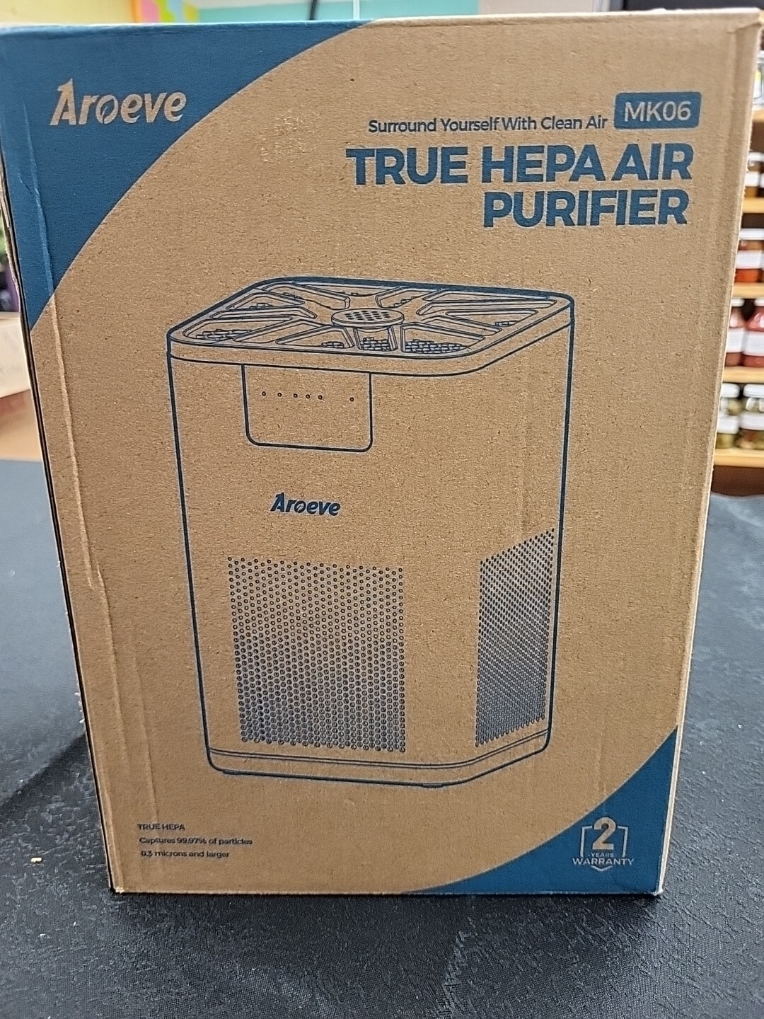 AROEVE Air Purifier with Aromatherapy Function(MK06Black) with H13