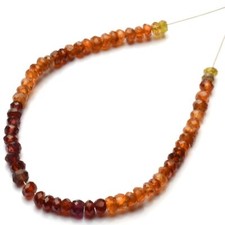 Natural Multi Spinel 3.5 mm Size Faceted Rondelle Beads Strand 5"