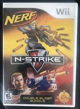 Nerf N-Strike Double Blast Bundle (Wii, 2010) 2 Video Games In 1 NEW Fast Ship!