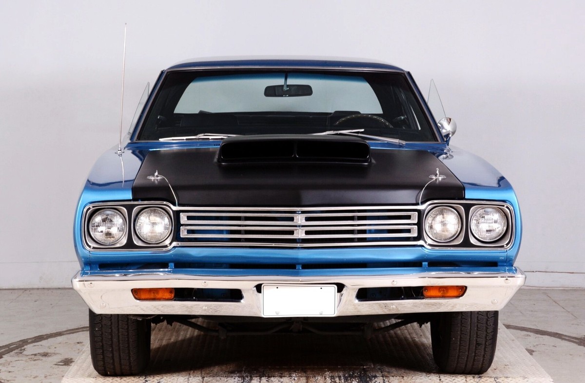 68 69 Plymouth Satellite Roadrunner GTX SHOWCARS Hood with 6-pack