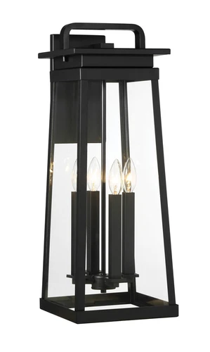 Minka Lavery Isla Vista 4 Light Outdoor Wall Mount, Coal - Picture 3 of 5