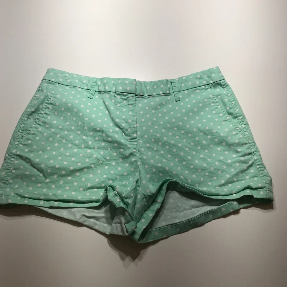 Pantalones Cortos Elle Para Mujer Talla 8 Verde Lunares Chino Elastizados Caminar Informales Verano Foto 2 de 4