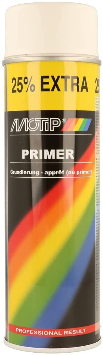 Motip M04056 Motip Primer Spray - White - 500 ml