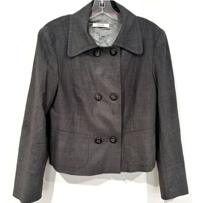 Laurel By Escada Virgin Wool Double Breasted Blazer Women's Size 40 (US Size 8)