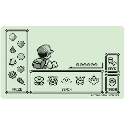 Pokemon Playmat Pixel Graph Series 7 Playmat PTCG Trading Card Mat Playmat+Bag
